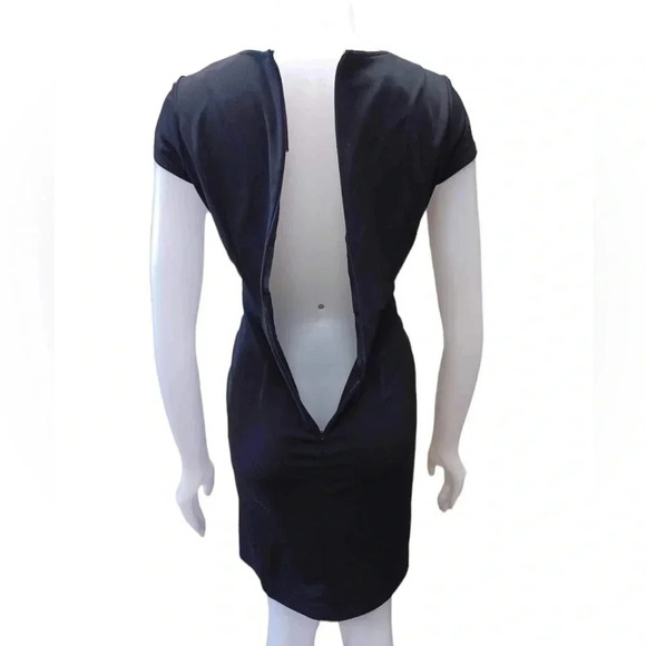 Evan Picone Black Midi  Dress Size 6 - Picture 4 of 11